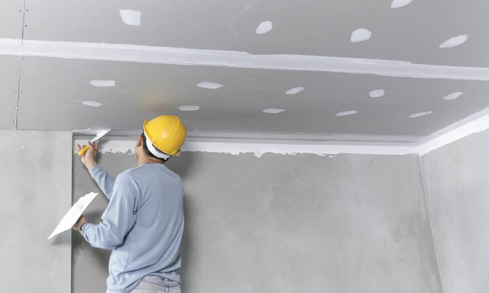 Dikili alçı sıva uygulaması